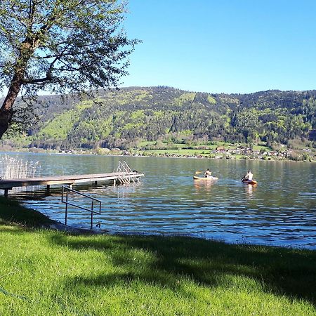 Maren Seeblick Appartement Haus Haensel&Gretel Direkt Am Ossiacher See Mit Hallenbad Skiarena Gerlitzen Stiegl المظهر الخارجي الصورة