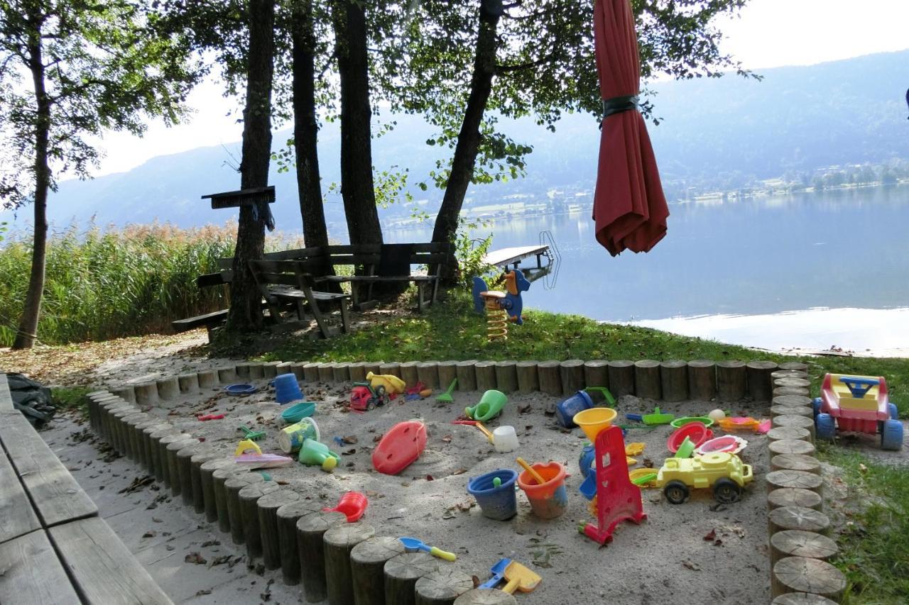 Maren Seeblick Appartement Haus Haensel&Gretel Direkt Am Ossiacher See Mit Hallenbad Stiegl المظهر الخارجي الصورة