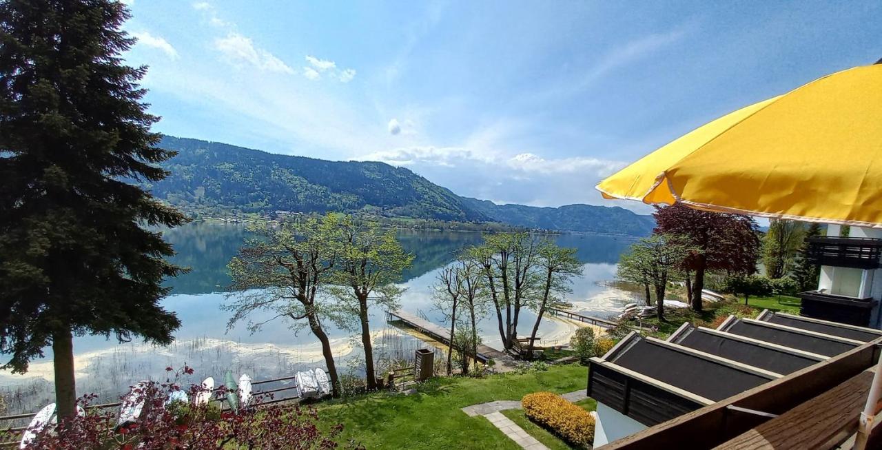 Maren Seeblick Appartement Haus Haensel&Gretel Direkt Am Ossiacher See Mit Hallenbad Stiegl المظهر الخارجي الصورة