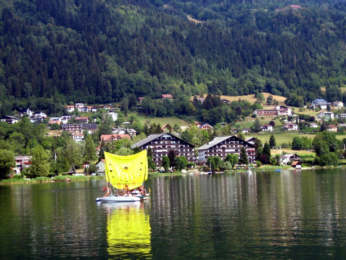 Maren Seeblick Appartement Haus Haensel&Gretel Direkt Am Ossiacher See Mit Hallenbad Skiarena Gerlitzen Stiegl المظهر الخارجي الصورة