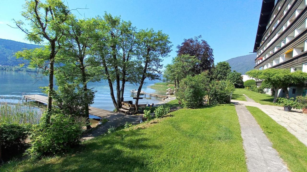 Maren Seeblick Appartement Haus Haensel&Gretel Direkt Am Ossiacher See Mit Hallenbad Skiarena Gerlitzen Stiegl المظهر الخارجي الصورة