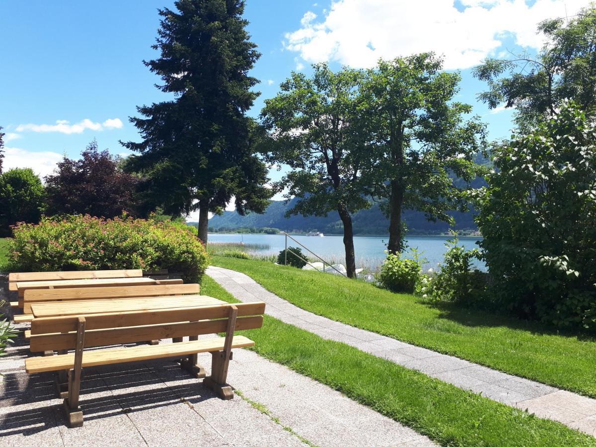 Maren Seeblick Appartement Haus Haensel&Gretel Direkt Am Ossiacher See Mit Hallenbad Stiegl المظهر الخارجي الصورة